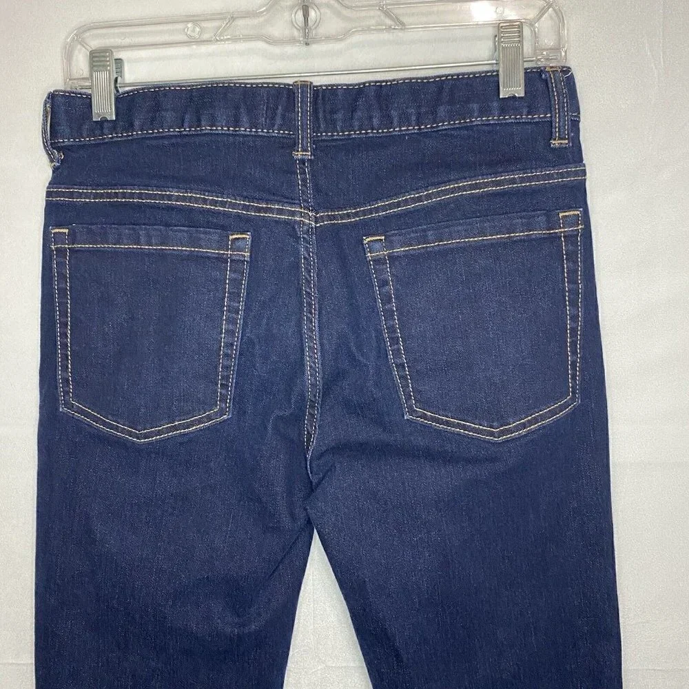 OLD NAVY Boys Size 16 (29x29) Skinny Denim Straight Dark Wash Adjustable Jeans